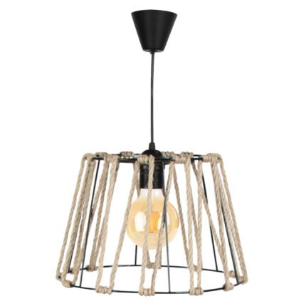 Αγόρασε ΦΩΤΙΣΤΙΚΟ ΟΡΟΦΗΣ ΜΕΤΑΛΛΙΚΟ ΜΑΥΡΟ ΜΕ ΣΧΟΙΝΙ HM7617.01 σε μοναδική τιμή στο clickforshop.gr