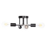 ΦΩΤΙΣΤΙΚΟ ΟΡΟΦΗΣ ΠΟΛΥΦΩΤΟ LIGHTY HM7428.11 ΜΕΤΑΛΛΟ ΣΕ ΜΑΥΡΟ 28x28x15Υεκ. - Image 3