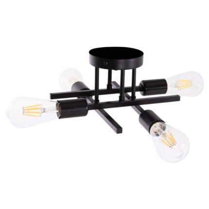 Αγόρασε ΦΩΤΙΣΤΙΚΟ ΟΡΟΦΗΣ ΠΟΛΥΦΩΤΟ LIGHTY HM7428.11 ΜΕΤΑΛΛΟ ΣΕ ΜΑΥΡΟ 28x28x15Υεκ. σε μοναδική τιμή στο clickforshop.gr