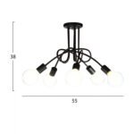 ΦΩΤΙΣΤΙΚΟ ΟΡΟΦΗΣ ΠΟΛΥΦΩΤΟ HM7519 55x38 εκ. - Image 2