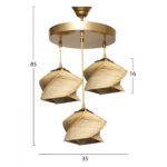 ΦΩΤΙΣΤΙΚΟ ΟΡΟΦΗΣ ΕΣΩΤΕΡΙΚΟΥ ΧΩΡΟΥ ΣΕ ΦΥΣΙΚΟ ΧΡΩΜΑ HM7493.02  35x35x85 εκ. - Image 2