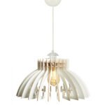 ΦΩΤΙΣΤΙΚΟ ΟΡΟΦΗΣ ΞΥΛΙΝΟ ΚΡΕΜΑΣΤΟ ΛΕΥΚΟ HM7350.02 Φ54x65Υ εκ. - Image 3