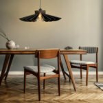 ΦΩΤΙΣΤΙΚΟ ΟΡΟΦΗΣ ΞΥΛΙΝΟ ΚΡΕΜΑΣΤΟ ΜΑΥΡΟ HM7349.03 Φ52x45Υ εκ. - Image 4