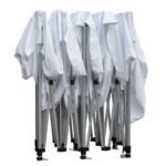 GAZEBO ΕΠΑΓΓΕΛΜΑΤΙΚΟ ΒΑΡΕΩΣ ΤΥΠΟΥ CRESSEN HM6307 ΠΤΥΣΣΟΜΕΝΟ ΑΛΟΥΜΙΝΙΟΥ 3x6x3,4Y - Image 4