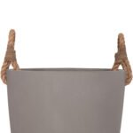 ΓΛΑΣΤΡΑ ΕΣ. ΧΩΡΟΥ ΣΕΙΡΑ TRYLL HM4690L FIBER CEMENT ΓΚΡΙ & ΣΧΟΙΝΙ Φ40x25,5Υεκ. - Image 6