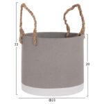 ΓΛΑΣΤΡΑ ΕΣ. ΧΩΡΟΥ ΣΕΙΡΑ TRYLL HM4690S FIBER CEMENT ΓΚΡΙ & ΣΧΟΙΝΙ Φ23x20Υεκ. - Image 2