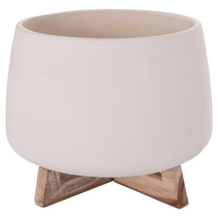 Αγόρασε ΓΛΑΣΤΡΑ ΕΣ.ΧΩΡΟΥ FRELLO HM4674.02L ΛΕΥΚΟ FIBER CEMENT--TEAK ΒΑΣΗ 29x29x23