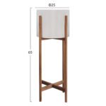 ΓΛΑΣΤΡΑ ΕΣΩΤ.ΧΩΡΟΥ RENTIL HM4684.02L FIBER CEMENT ΧΡΩΜΑ ΛΕΥΚΟ--ΒΑΣΗ TEAK Φ27x66Υεκ - Image 2