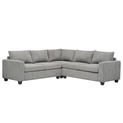 Αγόρασε ΓΩΝΙΑΚΟΣ ΚΑΝΑΠΕΣ CALDER HM3286.01 ΓΚΡΙ ΥΦΑΣΜΑ 254x254x90x91Υεκ. σε μοναδική τιμή στο clickforshop.gr