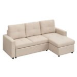 Αγόρασε ΓΩΝΙΑΚΟΣ ΚΑΝΑΠΕΣ-ΚΡΕΒΑΤΙ ΑΝΑΣΤΡΕΨΙΜΟΣ SALINO HM3285.03 ΜΠΕΖ ΥΦΑΣΜΑ 213x132x87Yεκ σε μοναδική τιμή στο clickforshop.gr