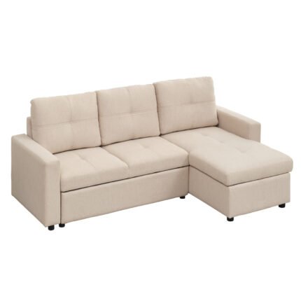 Αγόρασε ΓΩΝΙΑΚΟΣ ΚΑΝΑΠΕΣ-ΚΡΕΒΑΤΙ ΑΝΑΣΤΡΕΨΙΜΟΣ SALINO HM3285.03 ΜΠΕΖ ΥΦΑΣΜΑ 213x132x87Yεκ σε μοναδική τιμή στο clickforshop.gr