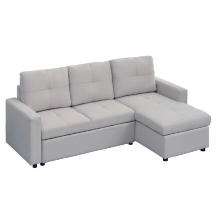 Αγόρασε ΓΩΝΙΑΚΟΣ ΚΑΝΑΠΕΣ-ΚΡΕΒΑΤΙ ΑΝΑΣΤΡΕΨΙΜΟΣ SALINO HM3285.01 ΓΚΡΙ ΥΦΑΣΜΑ 213x132x87Yεκ σε μοναδική τιμή στο clickforshop.gr