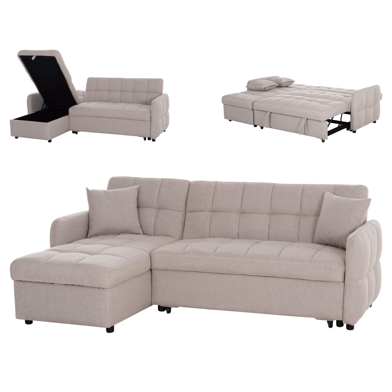 ΓΩΝΙΑΚΟΣ ΚΑΝΑΠΕΣ-ΚΡΕΒΑΤΙ ΑΝΑΣΤΡΕΨΙΜΟΣ NEZU HM3294.02 ΜΠΕΖ ΥΦΑΣΜΑ 210x140x78Υεκ. Αγόρασε ΓΩΝΙΑΚΟΣ ΚΑΝΑΠΕΣ-ΚΡΕΒΑΤΙ ΑΝΑΣΤΡΕΨΙΜΟΣ NEZU HM3294.02 ΜΠΕΖ ΥΦΑΣΜΑ 210x140x78Υεκ. σε μοναδική τιμή στο clickforshop.gr