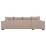 ΓΩΝΙΑΚΟΣ ΚΑΝΑΠΕΣ-ΚΡΕΒΑΤΙ ΜΕ ΑΠΟΘ.ΧΩΡΟ TRENDSTON HM3302.03L ΜΠΕΖ ΥΦΑΣΜΑ 298x177x95Υεκ - Image 6