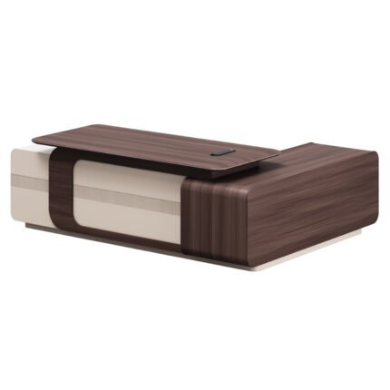 Αγόρασε ΓΡΑΦΕΙΟ ΑΡΙΣΤΕΡΗ ΓΩΝΙΑ ΣΕΙΡΑ PRESIDENT HM2146L ΜΕΛΑΜΙΝΗ ΣΕ ΚΑΡΥΔΙ-ΜΠΕΖ 240x180x76Υεκ σε μοναδική τιμή στο clickforshop.gr