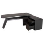 ΓΡΑΦΕΙΟ ΕΠΑΓΓΕΛΜΑΤΙΚΟ ΔΕΞΙΑ ΓΩΝΙΑ ROSEWOOD HM2083R 220X180X76Υ εκ. - Image 3