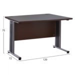 ΓΡΑΦΕΙΟ ΕΠΑΓΓΕΛΜΑΤΙΚΟ VALDEN HM2044.02 WENGE 120X72X75 εκ. - Image 2