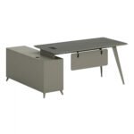 ΓΡΑΦΕΙΟ ΕΠΑΓΓΕΛΜΑΤΙΚΟ LUX SERIES 180Χ140Χ75Υεκ. ΑΝΑΣΤΡΕΨΙΜΗ ΓΩΝΙΑ ΣΤΑΧΤΙ ΜΟΚΑ HM2116 - Image 3