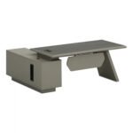 ΓΡΑΦΕΙΟ ΕΠΑΓΓΕΛΜΑΤΙΚΟ LUX SERIES 196Χ150Χ75Υ εκ. ΑΝΑΣΤΡΕΨΙΜΗ ΓΩΝΙΑ ΣΤΑΧΤΙ ΜΟΚΑ HM2115 - Image 3