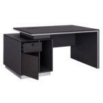 ΓΡΑΦΕΙΟ ΕΠΑΓΓΕΛΜΑΤΙΚΟ ΜΕ ΑΡΙΣΤΕΡΟ ΝΤΟΥΛΑΠΙ ROSEWOOD HM2113L 180X80X76Υ εκ. - Image 3