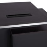 ΓΡΑΦΕΙΟ ΕΠΑΓΓΕΛΜΑΤΙΚΟ ΜΕ ΑΡΙΣΤΕΡΟ ΝΤΟΥΛΑΠΙ ROSEWOOD HM2113L 180X80X76Υ εκ. - Image 5