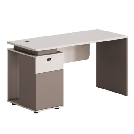 Αγόρασε ΓΡΑΦΕΙΟ ΜΕ ΑΡΙΣΤΕΡΟ ΝΤΟΥΛΑΠΙ NEWLINE HM18274L ΜΕΛΑΜΙΝΗ ΕΚΡΟΥ-ΑΝΟΙΧΤΟ ΚΑΦΕ 120x60x75Υ σε μοναδική τιμή στο clickforshop.gr