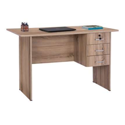 Αγόρασε ΓΡΑΦΕΙΟ ΜΕΛΑΜΙΝΗΣ HAYDEN 120x60x75Υεκ. ΜΕ 3 ΣΥΡΤΑΡΙΑ ΣΕ ΧΡΩΜΑ SONAMA HM2268.02 σε μοναδική τιμή στο clickforshop.gr