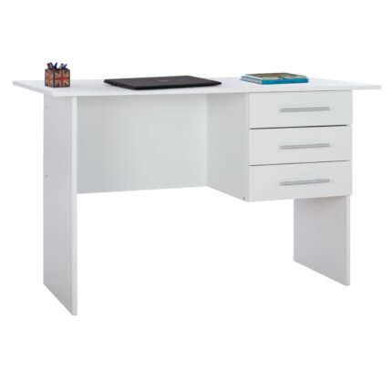 Αγόρασε ΓΡΑΦΕΙΟ ΜΕΛΑΜΙΝΗΣ ENSLEY HM2029.05 ΜΕ 3 ΣΥΡΤΑΡΙΑ ΛΕΥΚΟ 120X60X76 εκ. σε μοναδική τιμή στο clickforshop.gr