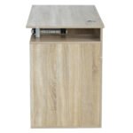 ΓΡΑΦΕΙΟ ΜΕΛΑΜΙΝΗΣ STATUS HM2026.02 SONOMA-ΛΕΥΚΟ 120Χ55Χ76 εκ. - Image 3