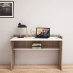 ΓΡΑΦΕΙΟ ΜΕΛΑΜΙΝΗΣ SONAMA ΛΕΥΚΟ CLASSIKER 118x58x80Υεκ.HM9227.12 - Image 3