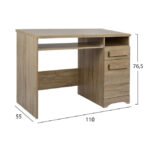 ΓΡΑΦΕΙΟ PLAYROOM SONAMA HM11275 110X55X76.5εκ - Image 2