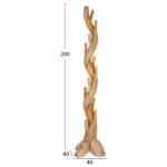 ΚΑΛΟΓΕΡΟΣ HM9366 ΑΠΟ ΜΑΣΙΦ ΞΥΛΟ SUAR ΦΥΣΙΚΟ 40X40X200ΕΚ. - Image 2