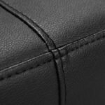 ΚΑΝΑΠΕΣ 2 ΘΕΣΙΟΣ CUBO PU ΜΑΥΡΟ HM3033.02 120χ71χ73Υεκ. - Image 2