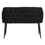 ΚΑΝΑΠΕΣ 2-ΘΕΣΙΟΣ ΕΠΑΓΓΕΛΜΑΤΙΚΟΣ CARLOS HM9273.14 ΜΑΥΡΟΣ Τ.NUBUCK-ΞΥΛΙΝΑ ΠΟΔΙΑ 119x60x84Yεκ. - Image 5