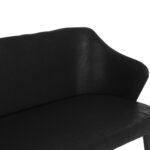 ΚΑΝΑΠΕΣ 2-ΘΕΣΙΟΣ ΕΠΑΓΓΕΛΜΑΤΙΚΟΣ CARLOS HM9273.14 ΜΑΥΡΟΣ Τ.NUBUCK-ΞΥΛΙΝΑ ΠΟΔΙΑ 119x60x84Yεκ. - Image 6