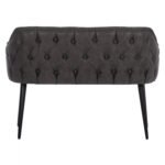 ΚΑΝΑΠΕΣ 2-ΘΕΣΙΟΣ ΕΠΑΓΓΕΛΜ. CARLOS HM9273.11 ΓΚΡΙ T.NUBUCΚ-ΞΥΛΙΝΑ ΠΟΔΙΑ 119x60x84Υεκ. - Image 4