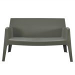 ΚΑΝΑΠΕΣ 2-ΘΕΣΙΟΣ ΠΟΛΥΠΡΟΠΥΛΕΝΙΟΥ SLEEK HM6366.05 ΧΡΩΜΑ DARK OLIVE 133x68x73Υεκ. - Image 3