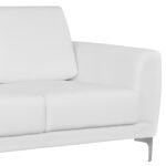 ΚΑΝΑΠΕΣ 2ΘΕΣΙΟΣ KΕΝΖΙΕ HM3121.22 ΜΕ ΛΕΥΚΟ PU 142x81x81 εκ. - Image 5