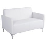 Αγόρασε ΚΑΝΑΠΕΣ 2ΘΕΣΙΟΣ NELLIE HM3159.22 ΜΕ ΛΕΥΚΟ PU 113x71x71Υ εκ. σε μοναδική τιμή στο clickforshop.gr