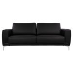 ΚΑΝΑΠΕΣ 3ΘΕΣΙΟΣ KENZIE HM3121.31 ΜΕ ΜΑΥΡΟ PU 190x81x81 εκ. - Image 3