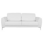 ΚΑΝΑΠΕΣ 3ΘΕΣΙΟΣ KENZIE HM3121.32 ΜΕ ΛΕΥΚΟ PU 190x81x81 εκ. - Image 3