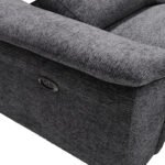 ΚΑΝΑΠΕΣ ΔΕΞΙΑ ΓΩΝΙΑ-ΑΝΑΚΛΙΣΗ & ΑΠΟΘ.ΧΩΡΟΣ-RESTRO HM3339.01R ΓΚΡΙ ΥΦΑΣΜΑ 284x224x76Υεκ - Image 5