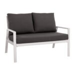 Αγόρασε ΚΑΝΑΠΕΣ ΔΙΘΕΣΙΟΣ ΑΛΟΥΜΙΝΙΟΥ TABBY HM5561.01 ΛΕΥΚΟΣ ΜΕ ΜΑΞΙΛΑΡΙΑ σε μοναδική τιμή στο clickforshop.gr