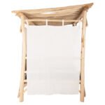 ΚΑΝΑΠΕΣ ΕΞΩΤ. ΧΩΡΟΥ ΜΕ ΣΚΙΑΣΤΡΟ & ΚΟΥΡΤΙΝΕΣ ALKIOR HM6110 ΚΛΑΔΙΑ TEAK-ΜΠΛΕ ΜΑΞΙΛΑΡΙΑ - Image 4