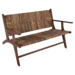 Αγόρασε ΚΑΝΑΠΕΣ ΕΞΩΤ.ΧΩΡΟΥ 2-ΘΕΣΙΟΣ TONDO HM9915 ΞΥΛΟ ΤΕΑΚ ΚΑΙ ΣΧΟΙΝΙ ΜΠΑΝΑΝΑΣ 120x76x68