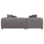 ΚΑΝΑΠΕΣ ΓΩΝΙΑ (ΑΡΙΣΤΕΡΗ) 3-ΘΕΣΙΟΣ GRACE HM3280.03L ΓΚΡΙ ΥΦΑΣΜΑ 252x160x70-90Υεκ - Image 5