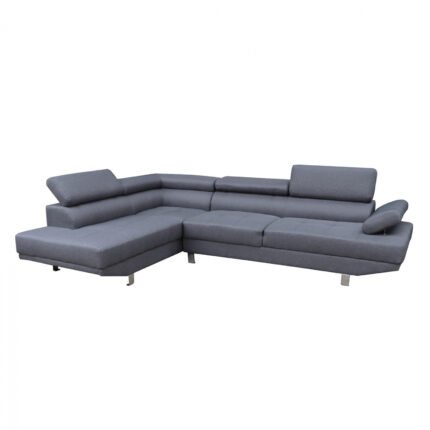 Αγόρασε ΚΑΝΑΠΕΣ ΓΩΝΙΑ ΑΡΙΣΤΕΡΗ GORO HM3085.10L ΓΚΡΙ ΥΦΑΣΜΑ 270x200x87Y εκ. σε μοναδική τιμή στο clickforshop.gr