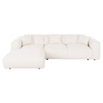 ΚΑΝΑΠΕΣ ΓΩΝΙΑ (ΑΡΙΣΤΕΡΗ) BRICKEN HM3275.02L ΛΕΥΚΟ ΥΦΑΣΜΑ 110-282x98-160x72Υεκ. - Image 3