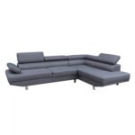 Αγόρασε ΚΑΝΑΠΕΣ ΓΩΝΙΑ ΔΕΞΙΑ GORO HM3085.10R ΓΚΡΙ ΥΦΑΣΜΑ 270x200x87Y εκ. σε μοναδική τιμή στο clickforshop.gr