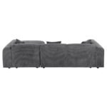 ΚΑΝΑΠΕΣ ΓΩΝΙΑ BRICKEN HM3275.04R ΑΝΘΡΑΚΙ ΥΦΑΣΜΑ 110-282x98-160x72Υεκ. - Image 6
